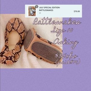 The Storehouse Flats Rattlesnake size 10 $35😊
